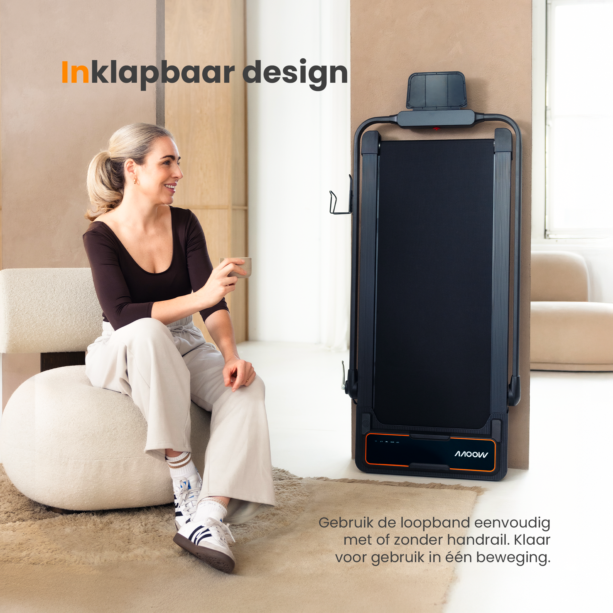 Moovv SmartStep Pro v3 - Loopband Inklapbaar 1-12km/u