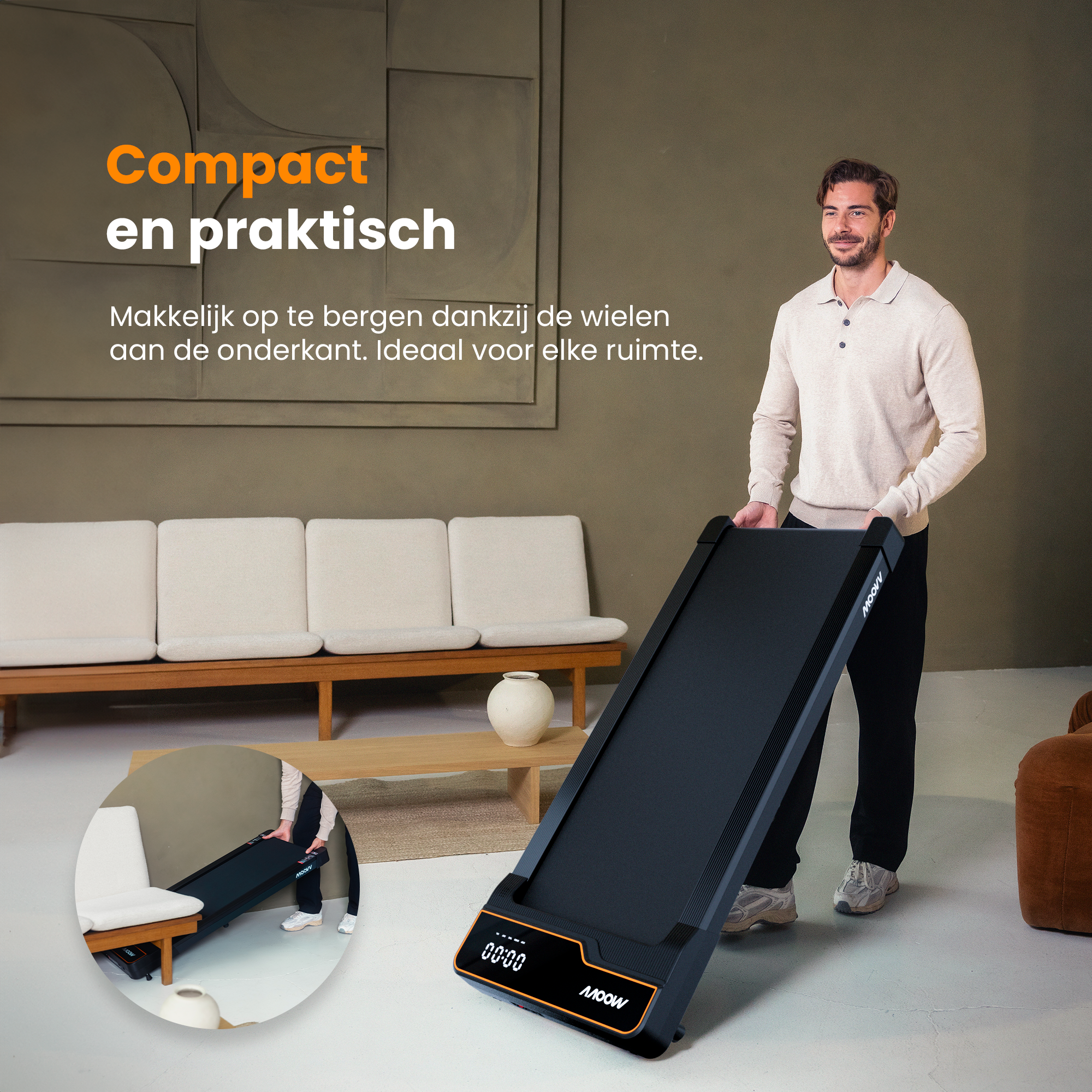 Moovv SmartStep v2 - Loopband 1-6km/u