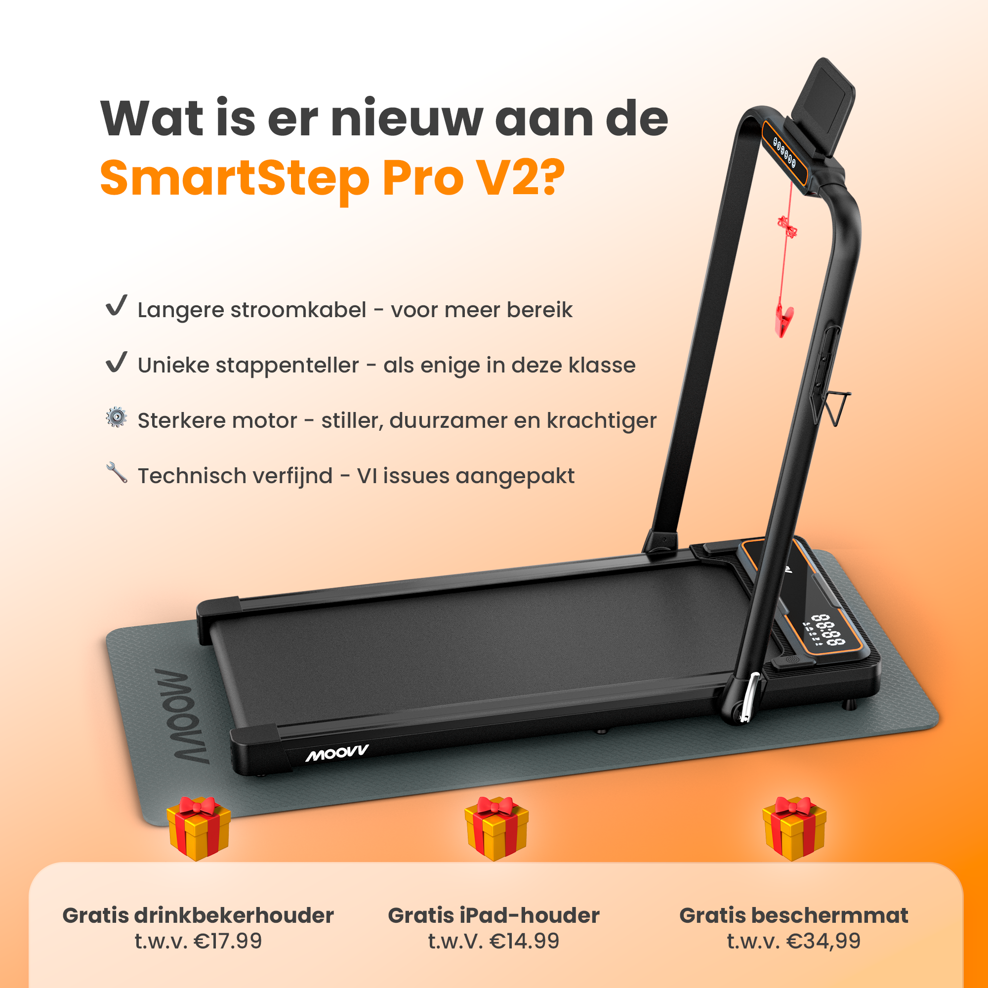 MoovvSmartStepPro-LoopbandInklapbaarvoorthuis-Treadmill
