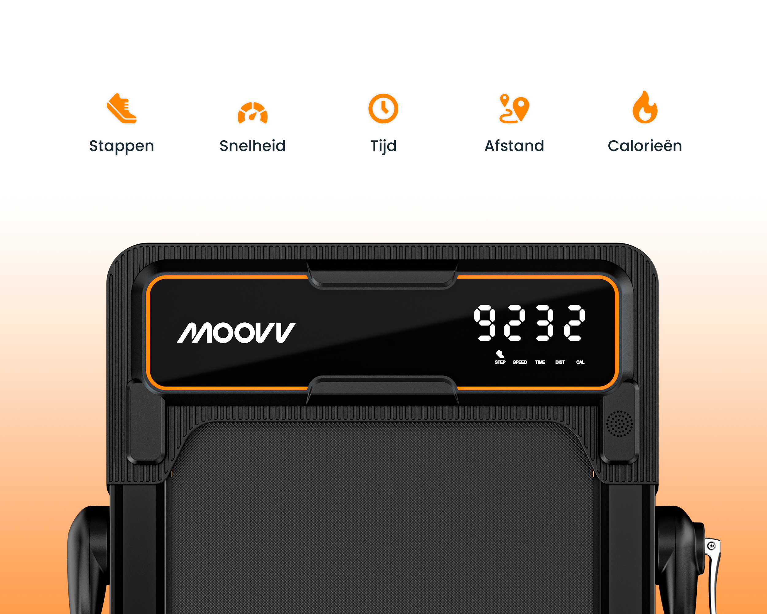 Moovv SmartStep Pro - Loopband Inklapbaar voor thuis - Treadmill - Inklapbare